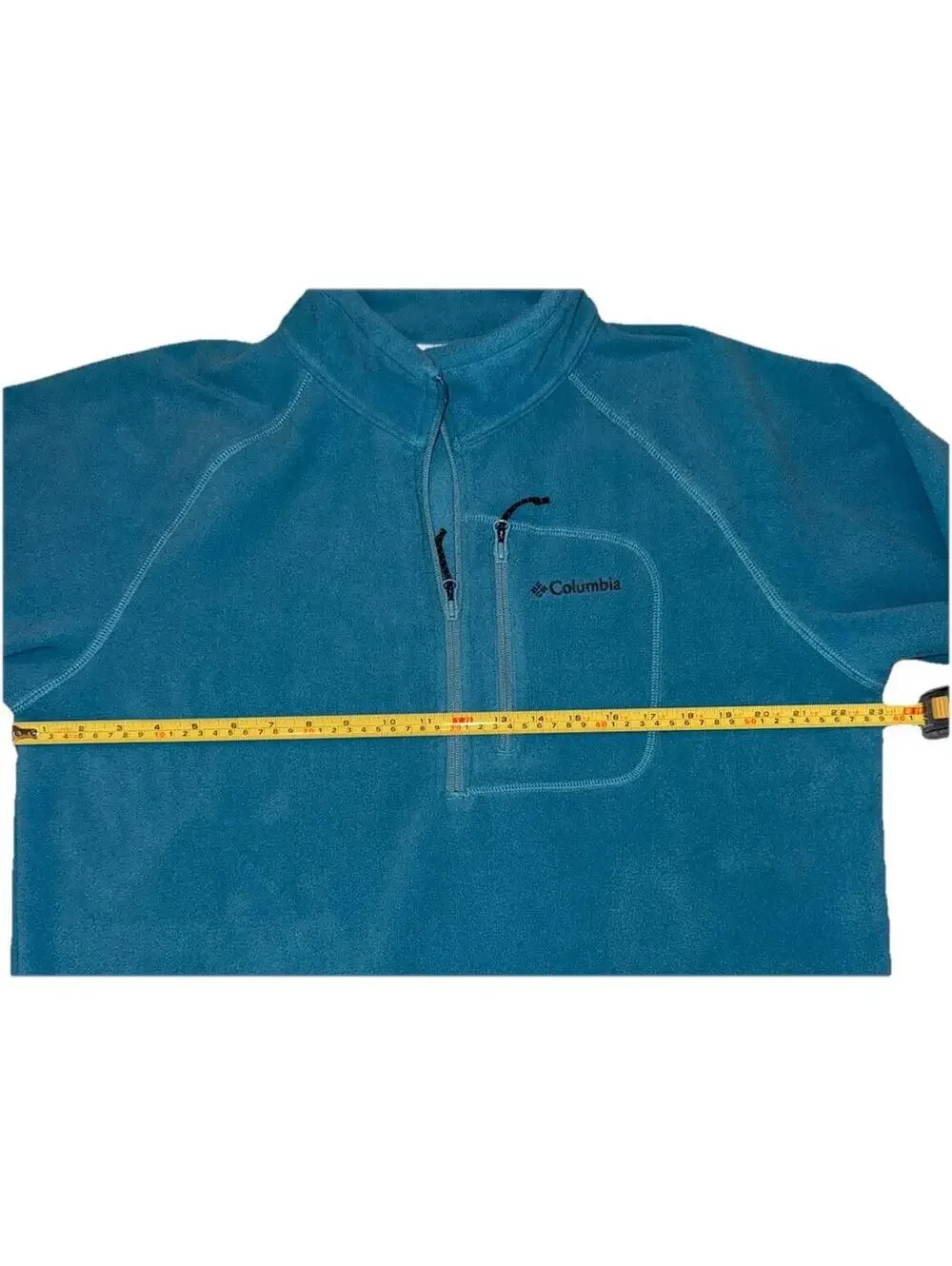 Columbia mens Fleece Pullover Fleece Sweater sz L Blue Outdoor HIking active